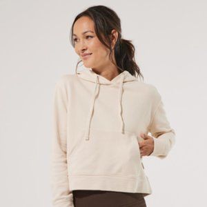 Pact essential vintage hooded pullover sweatshirt NWT sandshell Medium M